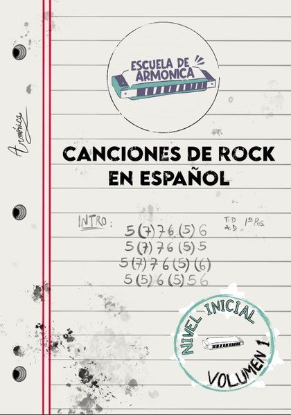 Rock Songs In Spanish songbook cover